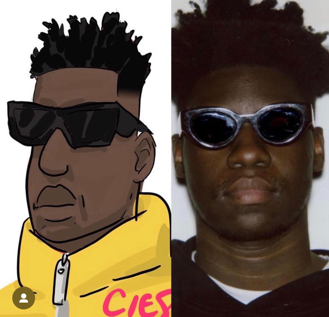 Cartoon drawing