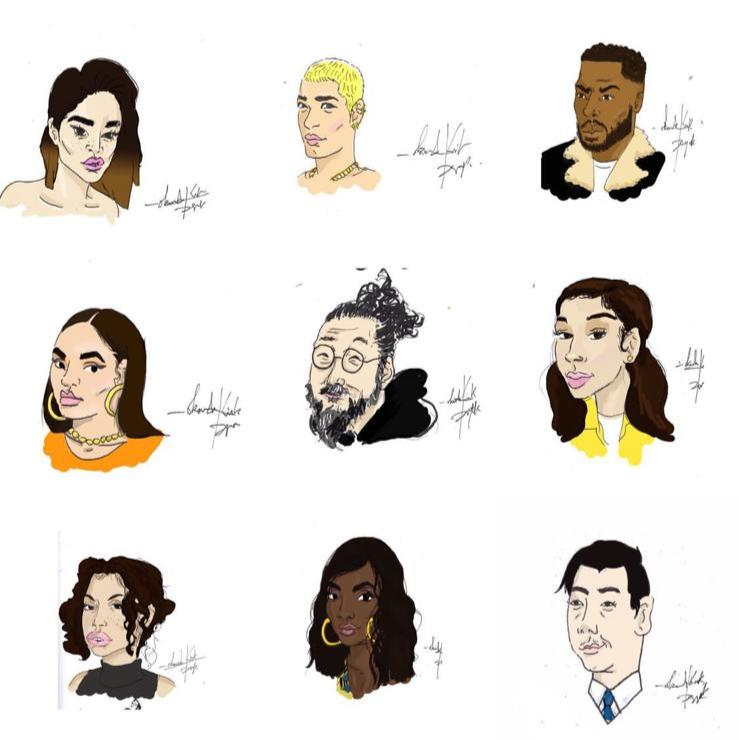 Cartoon drawing